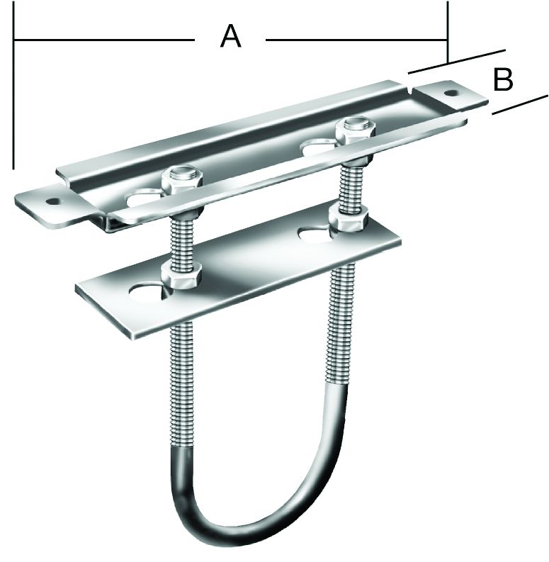 VORMANN Heizkörperkonsole weiß, Metall 190x45 mm (Rippen)