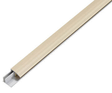 GAH ALBERTS Duo Abschlussprofil aus Aluminium, eloxiert, 22 x 1000 mm