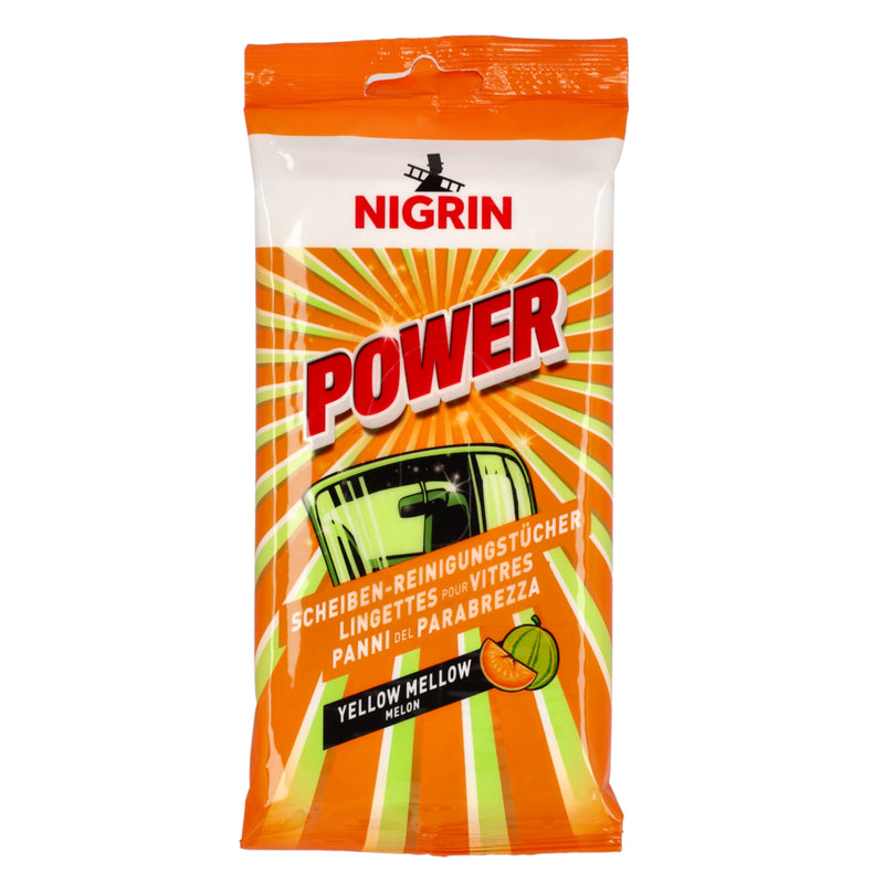 INTER-UNION NIGRIN Scheibenreinigungstücher POWER Yellow Mellow (20 St.)