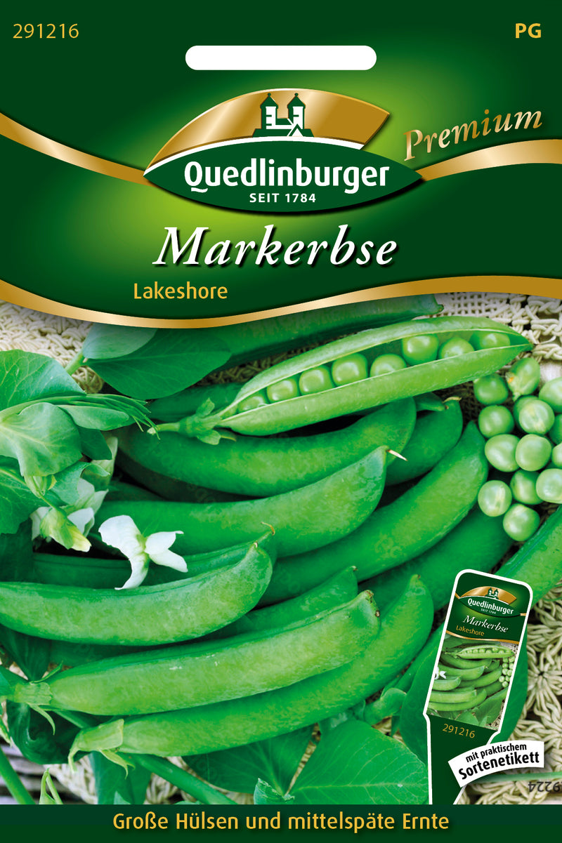 QUEDLINBURGER SAATGUT Markerbse Lakeshore (PG 9)