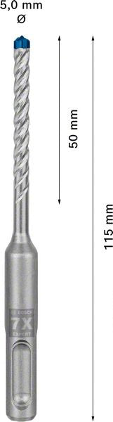 Bosch Hammerbohrer SDS plus-7X