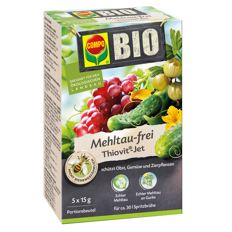 COMPO Thiovit Mehltau-frei Pilzbekämpfung Pulver 75 g