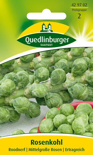 QUEDLINBURGER SAATGUT Rosenkohl Roodnerf Gemüsesamen PG 2