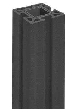 GrojaFertigzaun Fertigzaun-Pfosten inkl. Kappe 7x7x240 cm Anthrazit