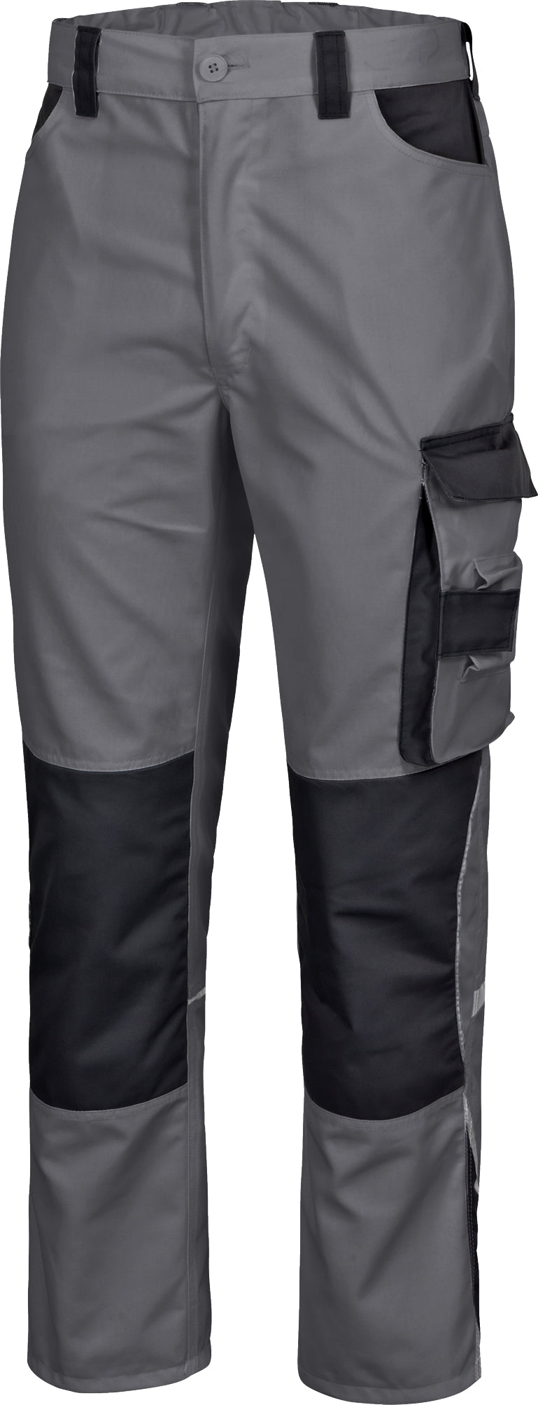 safety & more Berufshose Extreme grau/schwarz, Bundhose in Größe 2XL