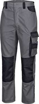 safety & more Berufshose Extreme grau/schwarz, Bundhose in Größe 2XL