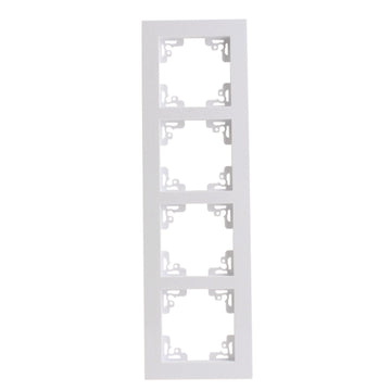 UNITEC Melbourne S702 Abdeckrahmen 4-fach ultraweiß (UP)