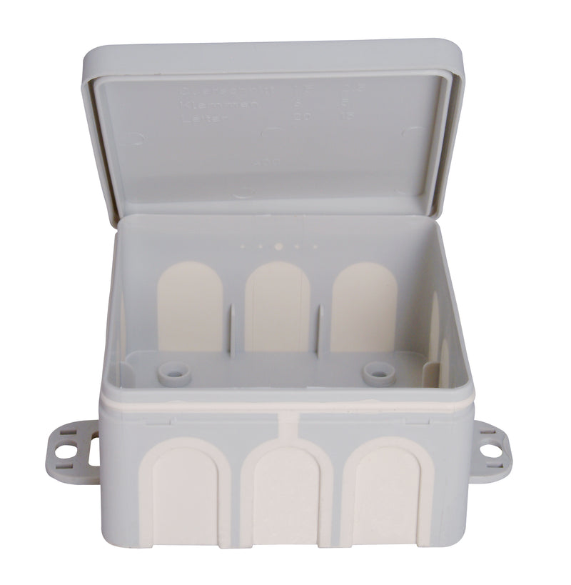 Kopp Abzweigdose AP FR mit Membran, IP54, 85×85×40 mm