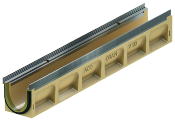 ACO DRAIN® Multiline Seal in V100S Rinne Typ, Polymerbeton