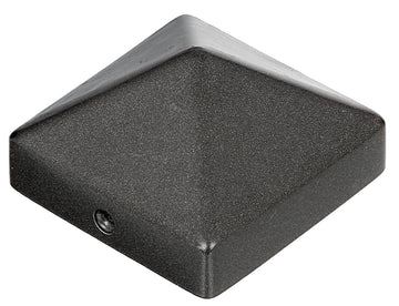 GAH ALBERTS Pfostenkappe flach aus Alu, anthrazit-metallic