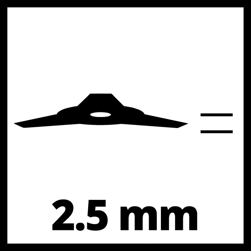 Einhell Dickichtmesser 255 als Sensen-Zubehör, passend für Einhell GC-PM 52 S HW