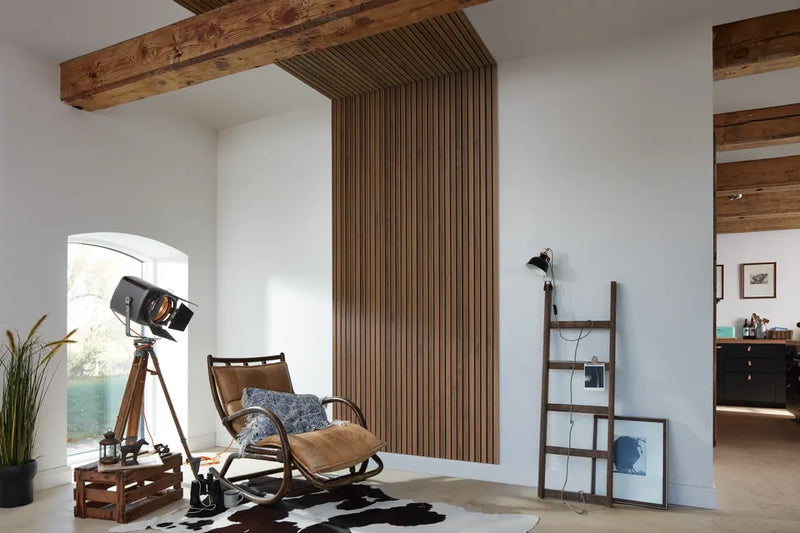 Moderna Akustikpaneel Nussbaum 2600x330x20 mm, MDF foliert