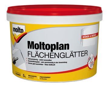 Molto Moltofill Flächenspachtel, weiß, gebrauchsfertig 5 kg