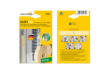 Schellenberg MINI Reparaturset Gurtfix, 14 mm/4,3 m