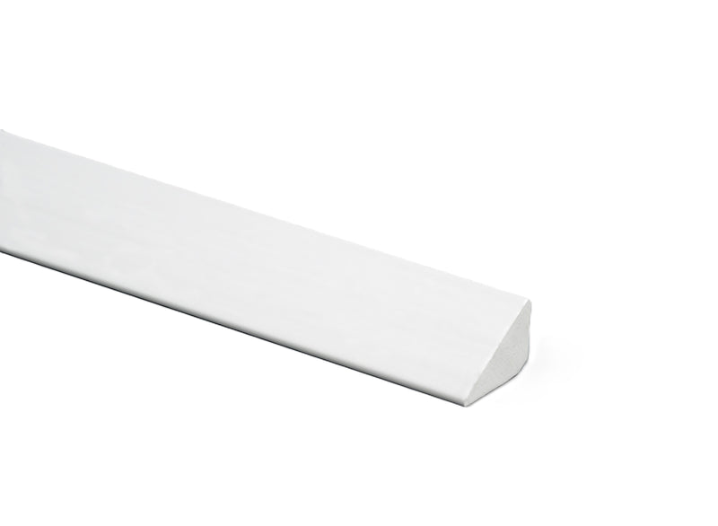 Primo Danmark Dreikantleiste 250 cm aus Kunststoff, weiß 21x15 mm