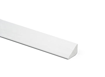 PRIMO Dreikantleiste weiß 21 x 15 mm, 2500 mm für Wand & Decke