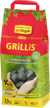 proFagus Grillis Grillbriketts Buchen Grill-Holzkohlebriketts