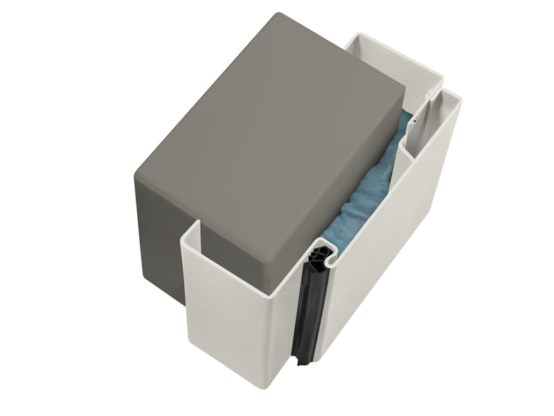 Hörmann Stahlfutterzarge MW125, x, li/re, Variofix, gundiert