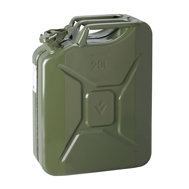 UNITEC Benzinkanister aus Stahlblech mit UN-Zulassung, 20 l