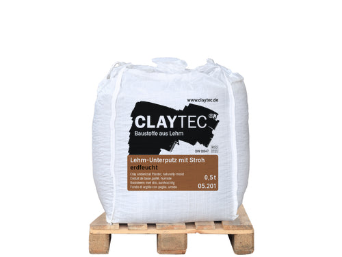 ClayTec Lehm-Unterputz mit Stroh