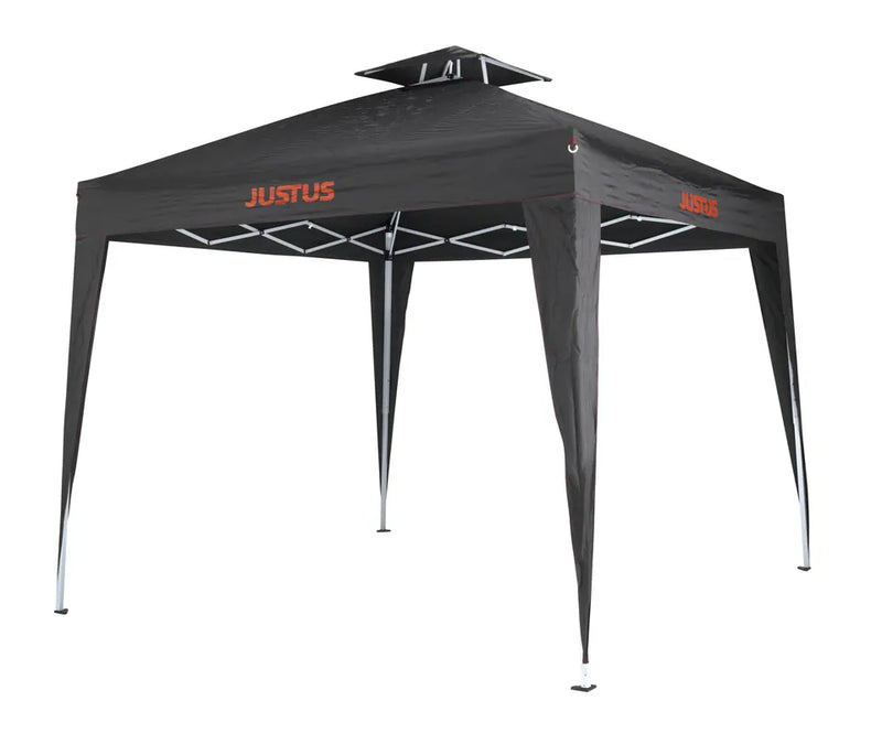 Justus Pavillon, Grillpavillon schwarz, Firsthöhe 260 cm