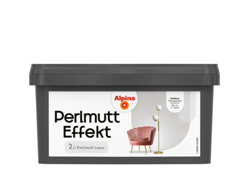 Perlmutt Effekt Lasur transparent 1 l (Alpina Effekt Farben), innen, Wandlasur