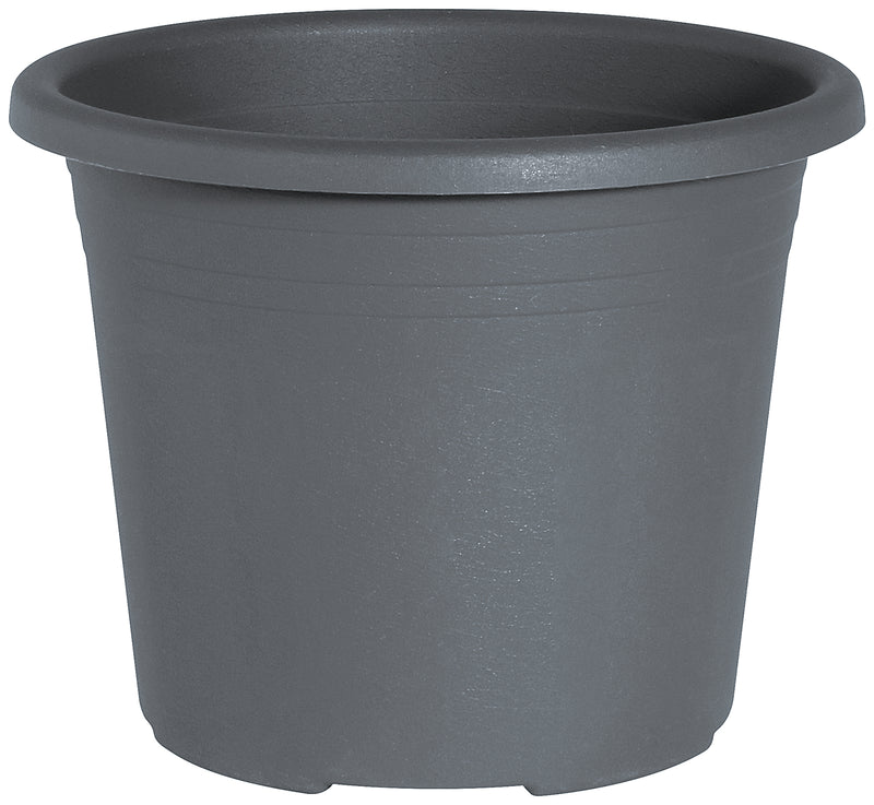 Geli Cylindro Pflanztopf anthrazit aus Polypropylen