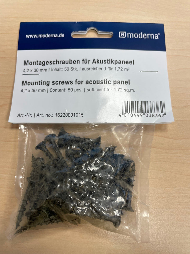 Moderna Montageschrauben 4,2x30 mm, 50 Stück