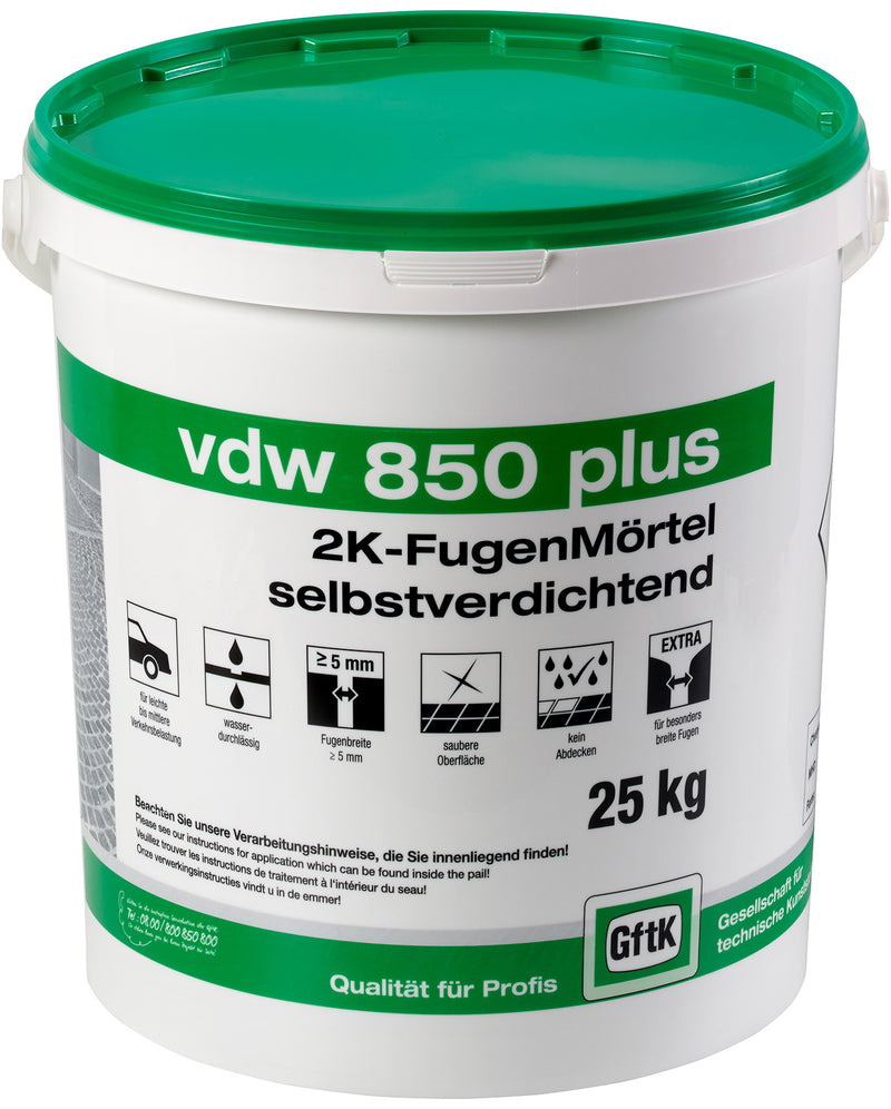 GftK vdw 850 plus, selbstverdichtender Fugenmörtel 25 kg