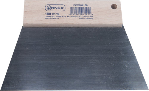 CONMETALL Meister Kleberspachtel 180 mm ungezahnt, Holzgriff