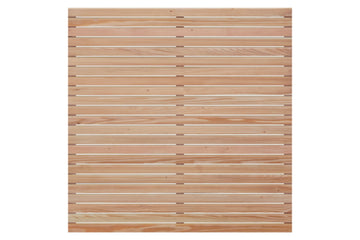 DELTA Gartenholz Rhombus-Sichtschutzzaun aus Lärche, 1800 x 1800 mm