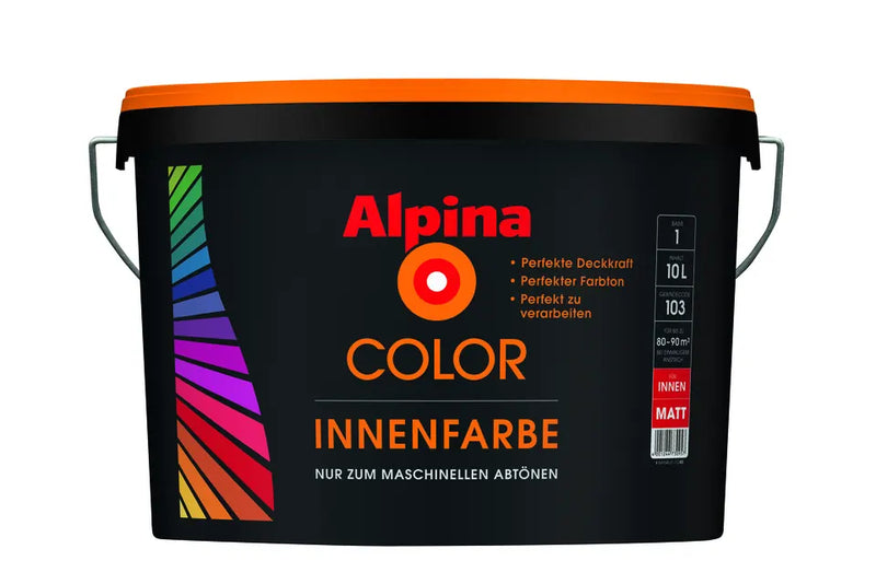 ALPINA Innenfarbe matt BASIS2, Basis/Color Tinting, 10 l