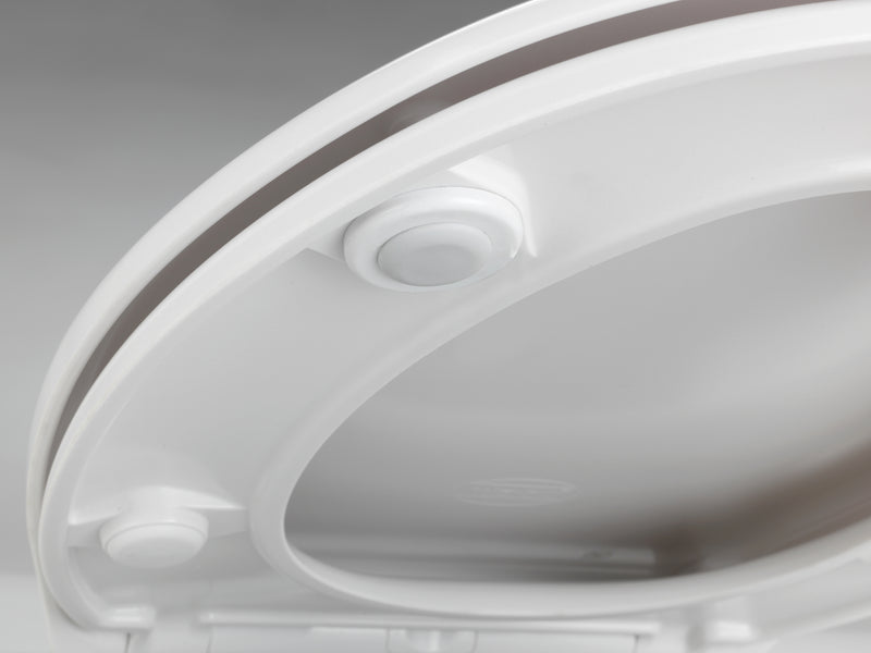 WENKO Gubbio WC-Sitz in weißem Duroplast mit Easy-Close