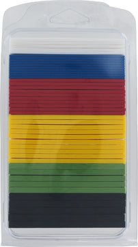 TRIUSO EUROKLICK Unterlegplättchen-Set aus Kunststoff, farbig bunt gemischt