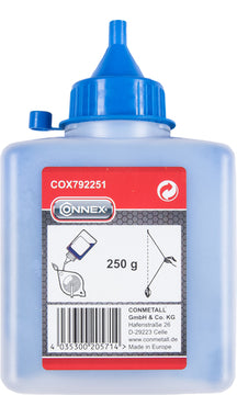 Conmetall Meister Farbpuder blau für Schlagschnur, 250 g