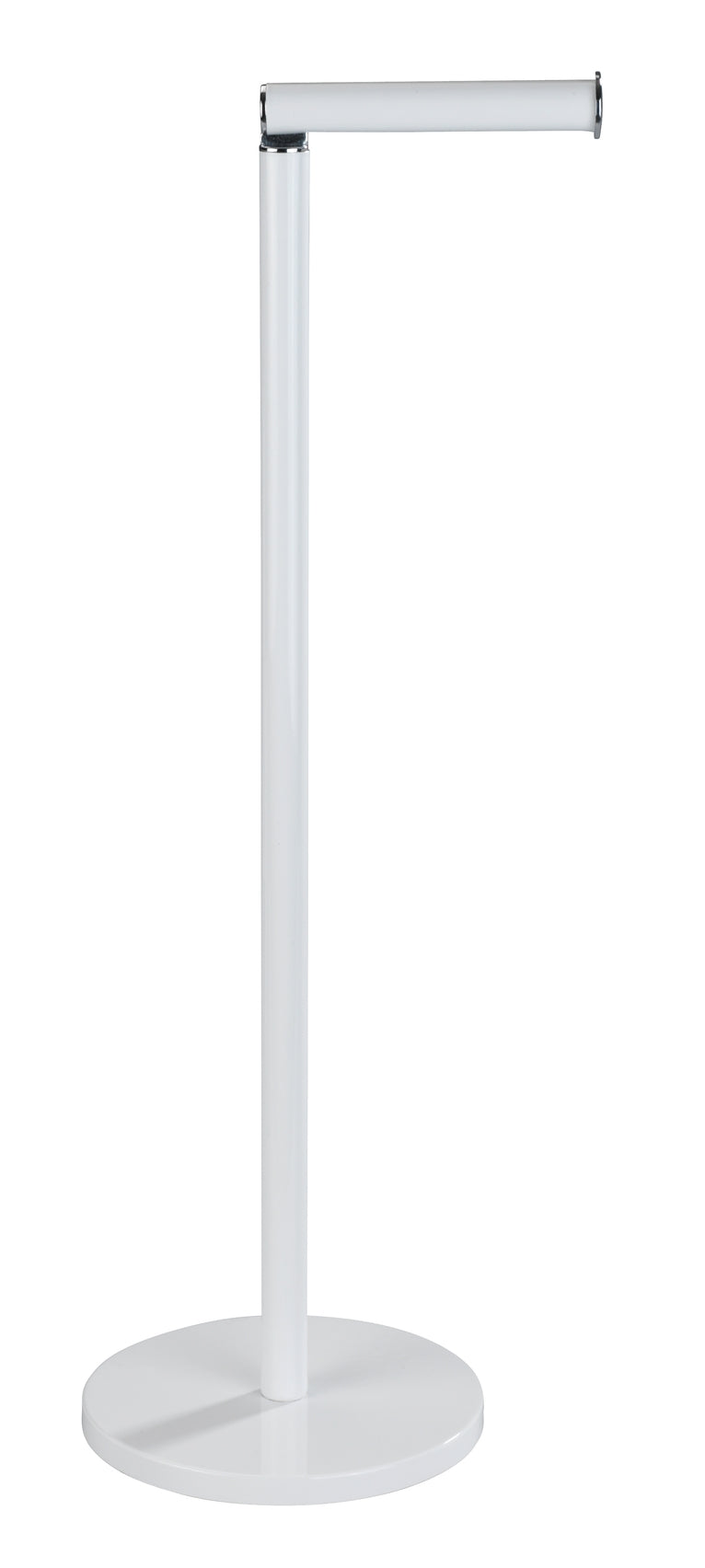 WENKO Stand-Toilettenpapierhalter 2 in 1, weiß, Metall
