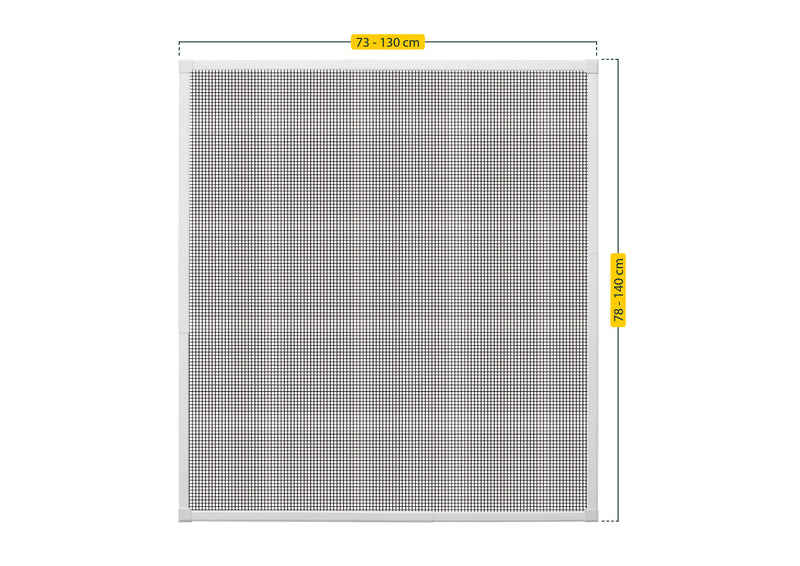 Schellenberg Click Protect Insektenschutzgitter, 130×140 cm