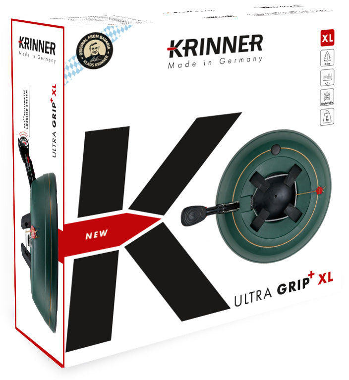 KRINNER Ultra Grip XL plus Christbaumständer – Baumhöhe bis 3,00 m
