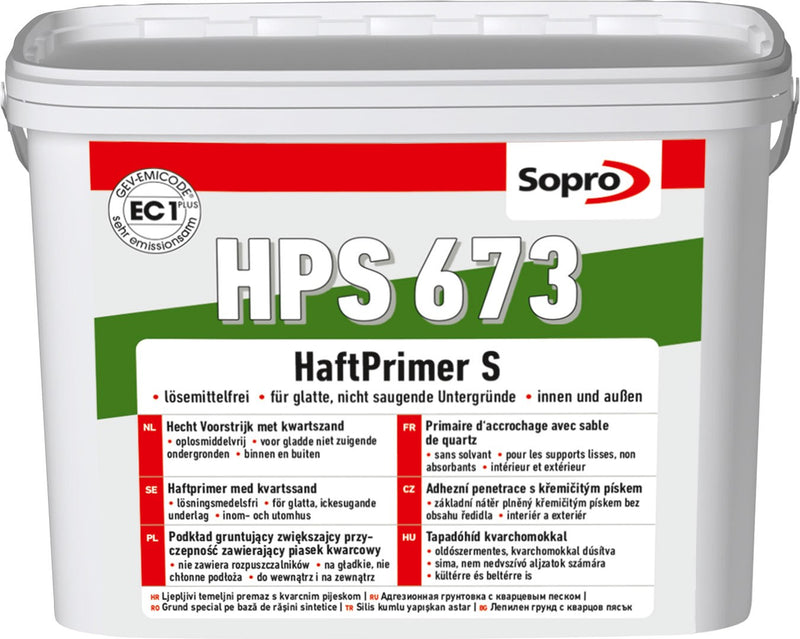 Sopro HaftPrimer S HPS 673 Primer hellgrau, 5-kg Eimer