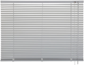 BUCHHEISTER Jalousie aus Aluminium in Edelstahlt-Optik, 25 mm, 130 cm