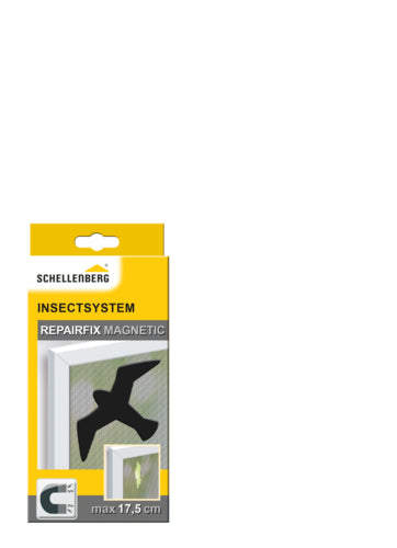 Schellenberg Reparaturset Magnet für Fliegengitter, Zubehör schwarz