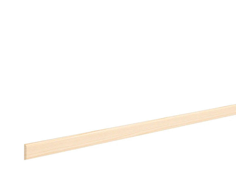OSMO Kiefer astrein roh Deckleiste, massiv