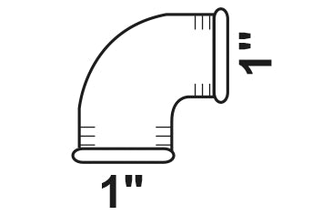 Schütte TG Winkel 90° verzinkt IG, Schraubfitting