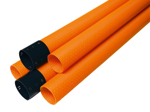FRÄNKISCHE opti-drän Drainagerohr DN gelocht, orange, 2,5 m