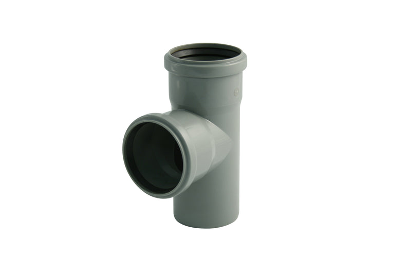 Marley HT Abzweig DN 110/ DN 110, grau, 45° PP (Dichtung)