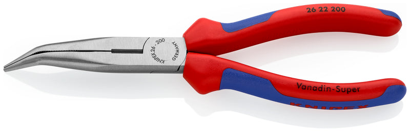 Knipex Flachrundzange mit Schneide, Modell WKPT2622200