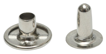 SWG Hohlniete vernickelt aus Stahl Ø4 x 12 mm, 12 Stück