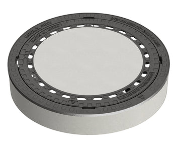 MEIERGUSS Schachtabdeckung rund aus Beton/Guss, DN 610, Klasse B 125