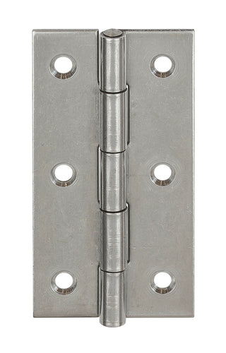 VORMANN Scharnier schmal gerollt rostfrei 80 x 41 x 1,5 mm