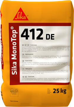 Sika MonoTop-412 DE Zementfeinmörtel grau, 25-kg-Trockengemisch